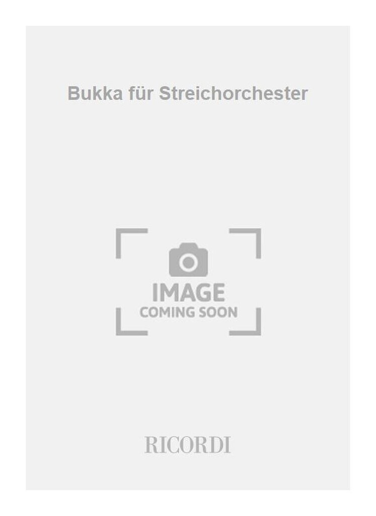 Bukka für Streichorchester